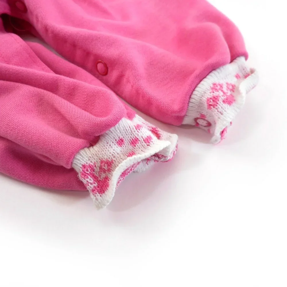 Vintage Oshkosh B'Gosh Overalls 6-9 Mo Vestbak USA Pink
